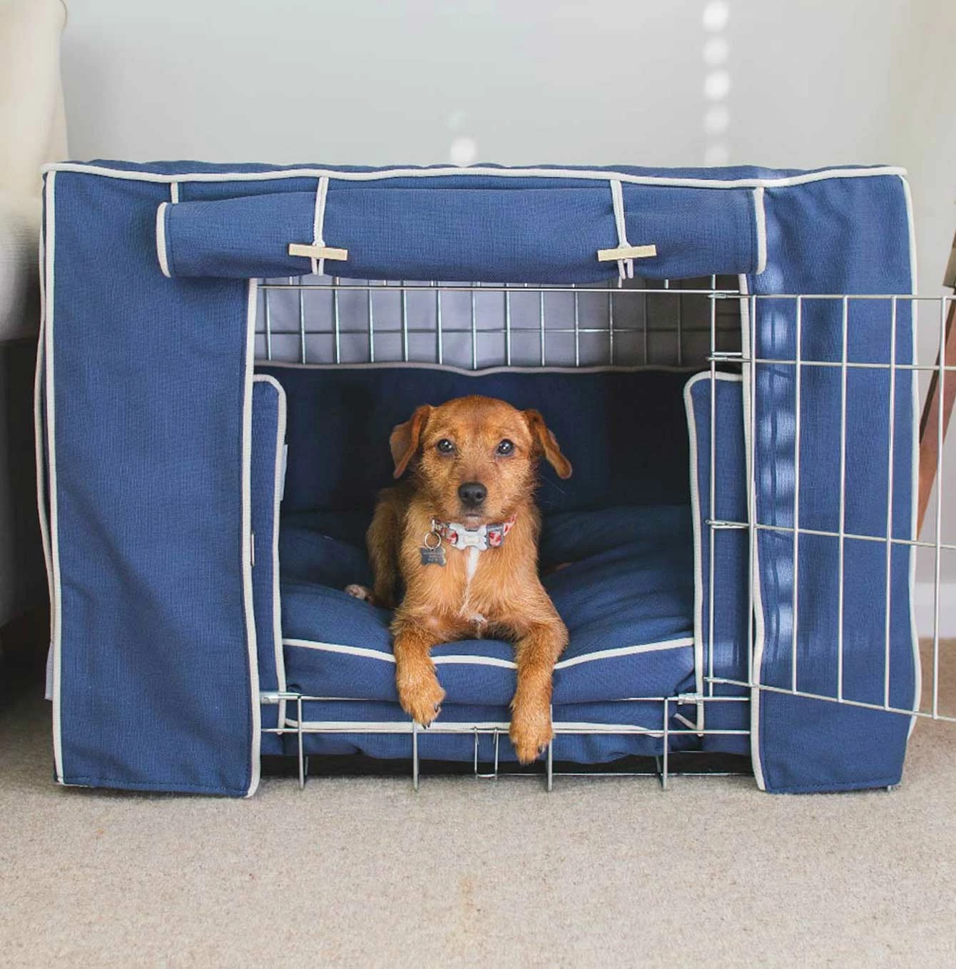 Promo ๐ Hot Sale ๐งจ ๐ถ Dog Crate Set in Savanna Indigo by Lords & Labradors ๐ ๐ 1 Promo ๐ Hot Sale ๐งจ ๐ถ Dog Crate Set in Savanna Indigo by Lords & Labradors ๐ ๐