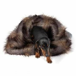 Cheap 💯 Wholesale ⌛ Lords & Labradors Faux Fur Snuggle Sleeping Bag in Wolf Fur 🔥 🤩 -Cheap Lords & Labradors Store lords and labradors wolf faux fur studio