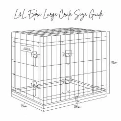 Cheap 😍 Best Pirce 🔥 Lords & Labradors Heavy Duty Silver Deluxe 🐕 🐕 Dog Crate - Size S-XXL 🔥 🔔 -Cheap Lords & Labradors Store lords labradors crate size guide extra large 572fd040 7d4b 4ed6 8af4 5d3f60d2866d