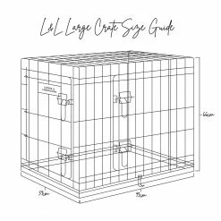 Cheap 😍 Best Pirce 🔥 Lords & Labradors Heavy Duty Silver Deluxe 🐕 🐕 Dog Crate - Size S-XXL 🔥 🔔 -Cheap Lords & Labradors Store lords labradors crate size guide large b60654f2 44f8 42e1 a49f c82ac1167f3b