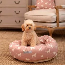 Discount ❤️ Deals ⌛ Mutt & Hounds Mutts & Hounds Luxury 🐕 🐶 Dog Cushion Donut Beds 🔔 🎉 -Cheap Lords & Labradors Store mutts hounds luxury dog cushion donut beds pink lifestyle