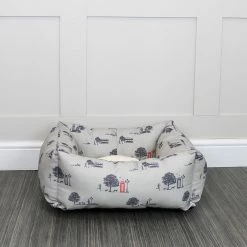 Deals 😍 Cheap 🎉 Lords & Labradors Personalised Box Bed For 🐶 🐶 Dogs - Parks Collection 👏 🌟 -Cheap Lords & Labradors Store personalised box bed for dogs parks collection hyde park close up