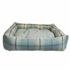 Best Sale 🔔 New 😉 Lords & Labradors Personalised Cosy Tweed Box Bed For 🐕 🦮 Dogs 😉 🌟 -Cheap Lords & Labradors Store personalised cosy tweed box bed for dogs duck egg studio