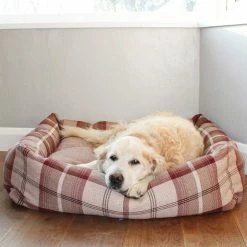 Best Sale 🔔 New 😉 Lords & Labradors Personalised Cosy Tweed Box Bed For 🐕 🦮 Dogs 😉 🌟 -Cheap Lords & Labradors Store personalised cosy tweed box bed for dogs mulberry dog lifestyle