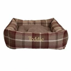 Best Sale 🔔 New 😉 Lords & Labradors Personalised Cosy Tweed Box Bed For 🐕 🦮 Dogs 😉 🌟 -Cheap Lords & Labradors Store personalised cosy tweed box bed for dogs mulberry studio
