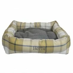 Best Sale 🔔 New 😉 Lords & Labradors Personalised Cosy Tweed Box Bed For 🐕 🦮 Dogs 😉 🌟 -Cheap Lords & Labradors Store personalised cosy tweed box bed for dogs ochre ash studio