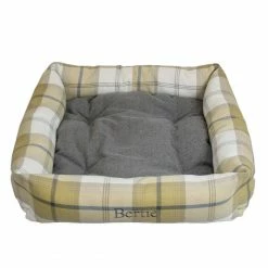 Best Sale 🔔 New 😉 Lords & Labradors Personalised Cosy Tweed Box Bed For 🐕 🦮 Dogs 😉 🌟 -Cheap Lords & Labradors Store personalised cosy tweed box bed for dogs ochre ash top studio
