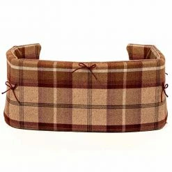Coupon 🔔 Top 10 🎉 Personalised 🦮 🦮 Dog Crate Bumper in Balmoral Mulberry Tweed by Lords & Labradors ⭐ 👍 -Cheap Lords & Labradors Store personalised dog crate bumper in balmoral mulberry tweed by lords labradors back