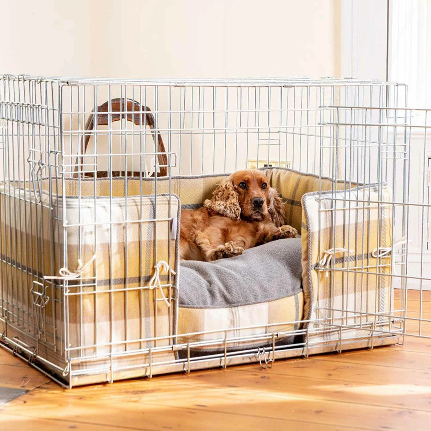 Hot Sale ๐ Flash Sale ๐งจ Personalised ๐ฆฎ ๐ถ Dog Crate Bumper in Balmoral Ochre Ash Tweed by Lords & Labradors ๐ โจ 3 Hot Sale ๐ Flash Sale ๐งจ Personalised ๐ฆฎ ๐ถ Dog Crate Bumper in Balmoral Ochre Ash Tweed by Lords & Labradors ๐ โจ - Image 3