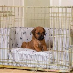 Flash Sale 👏 Best deal 😍 Personalised 🐶 🐶 Dog Crate Bumper in Cosmopolitan 🐶 🐶 Dog by Lords & Labradors 🥰 🔔 -Cheap Lords & Labradors Store personalised dog crate bumper in cosmopolitan dog by lords labradors lifestyle close up