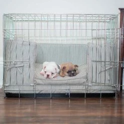 Cheap Lords & Labradors Store 29 Brand new ๐งจ Top 10 ๐คฉ Personalised ๐ถ ๐ฆฎ Dog Crate Bumper in Regency Stripe by Lords & Labradors ๐ฏ ๐