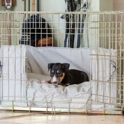 Cheap Lords & Labradors Store -Cheap Lords & Labradors Store personalised dog crate bumper in regency stripe by lords labradors gold lifestyle