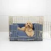 Best deal 😀 Deals 🎁 Personalised 🐕 🐕 Dog Crate Bumper in Savanna Indigo by Lords & Labradors 🎁 🧨