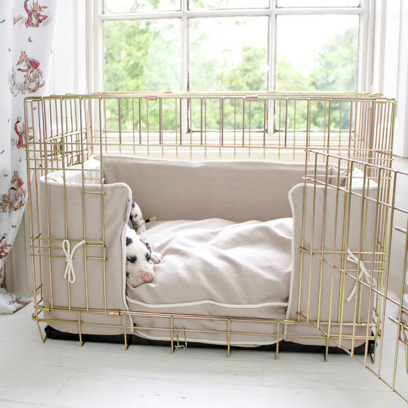 Brand new ๐ Hot Sale ๐ฏ Personalised ๐ถ ๐ถ Dog Crate Bumper in Savanna Oatmeal by Lords & Labradors ๐คฉ ๐ฏ 3 Brand new ๐ Hot Sale ๐ฏ Personalised ๐ถ ๐ถ Dog Crate Bumper in Savanna Oatmeal by Lords & Labradors ๐คฉ ๐ฏ - Image 3