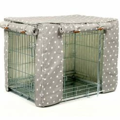 Outlet ๐ฏ Best deal โจ Personalised ๐ถ ๐ฆฎ Dog Crate Cover in Grey Spot Cotton by Lords & Labradors ๐ ๐ฅ 8 Outlet ๐ฏ Best deal โจ Personalised ๐ถ ๐ฆฎ Dog Crate Cover in Grey Spot Cotton by Lords & Labradors ๐ ๐ฅ -Cheap Lords & Labradors Store personalised dog crate cover grey spot cotton by lords labradors studio side