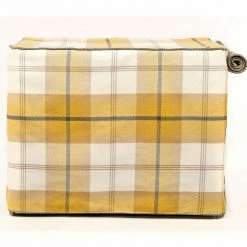 Budget 🎉 Best Sale 🌟 Personalised 🦮 🐶 Dog Crate Cover in Balmoral Ochre Ash Tweed by Lords & Labradors ❤️ 🔥 -Cheap Lords & Labradors Store personalised dog crate cover in balmoral ochre ash tweed by lords labradors back