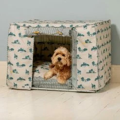 Budget ๐ Budget ๐คฉ Personalised ๐ถ ๐ Dog Crate Cover in Central Park by Lords & Labradors ๐ฏ โ