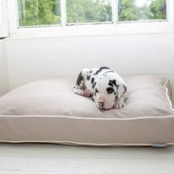 Brand new 🧨 Best Sale 😉 Personalised 🐶 🐶 Dog Cushion in Savanna Oatmeal by Lords & Labradors 🎉 ✨