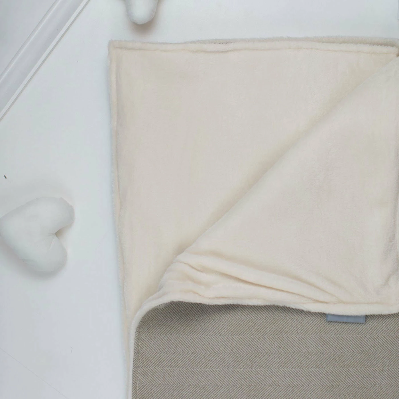 Budget ๐งจ New ๐ Personalised ๐ฆฎ ๐ถ Dog & Puppy Neutral Tweed Blanket By Lords & Labradors ๐ ๐ 4 Budget ๐งจ New ๐ Personalised ๐ฆฎ ๐ถ Dog & Puppy Neutral Tweed Blanket By Lords & Labradors ๐ ๐ - Image 4