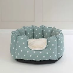 Discount 😉 Hot Sale ⭐ Lords & Labradors Personalised High Wall Bed For 🦮 🦮 Dogs - Spots & Stripes Collection 🤩 ✨ -Cheap Lords & Labradors Store personalised high wall bed for dogs spots stripes collection duck egg spot