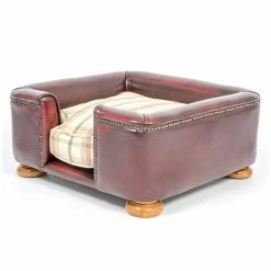 Cheap 🥰 Hot Sale 🌟 Lords & Labradors Personalised Tetford 🦮 🐶 Dog Chesterfield in Oxblood Leather ✔️ 🤩 -Cheap Lords & Labradors Store personalised tetford dog chesterfield in oxblood leather studio