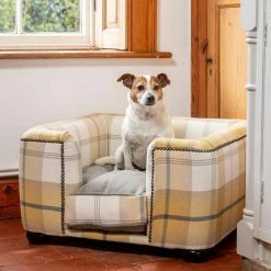 Cheap Lords & Labradors Store 21 Flash Sale ๐ Promo ๐ Lords & Labradors Personalised Tetford Square Chesterfield in Ochre Ash Tweed ๐ โญ