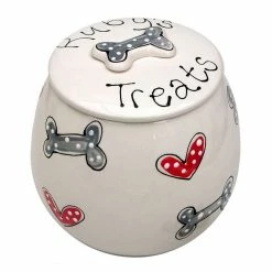 Hot Sale 😍 Best deal ⭐ Purple Glaze Personalised Treat Jar For 🐕 🐶 Dog Biscuits ⌛ 🛒