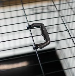 Wholesale 💯 Outlet ⭐ Lords & Labradors Outlet PetGear Black 🐕 🐶 Dog Crate ✔️ 🎁 -Cheap Lords & Labradors Store petgear handle close up