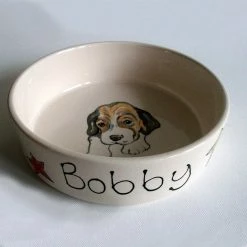 Outlet 🔔 Cheapest 🛒 Portrait 🦮 🐶 Dog Bowl by Purple Glaze - Straight 🔥 🔥 -Cheap Lords & Labradors Store portrait dog bowl by purple glaze straight bobby