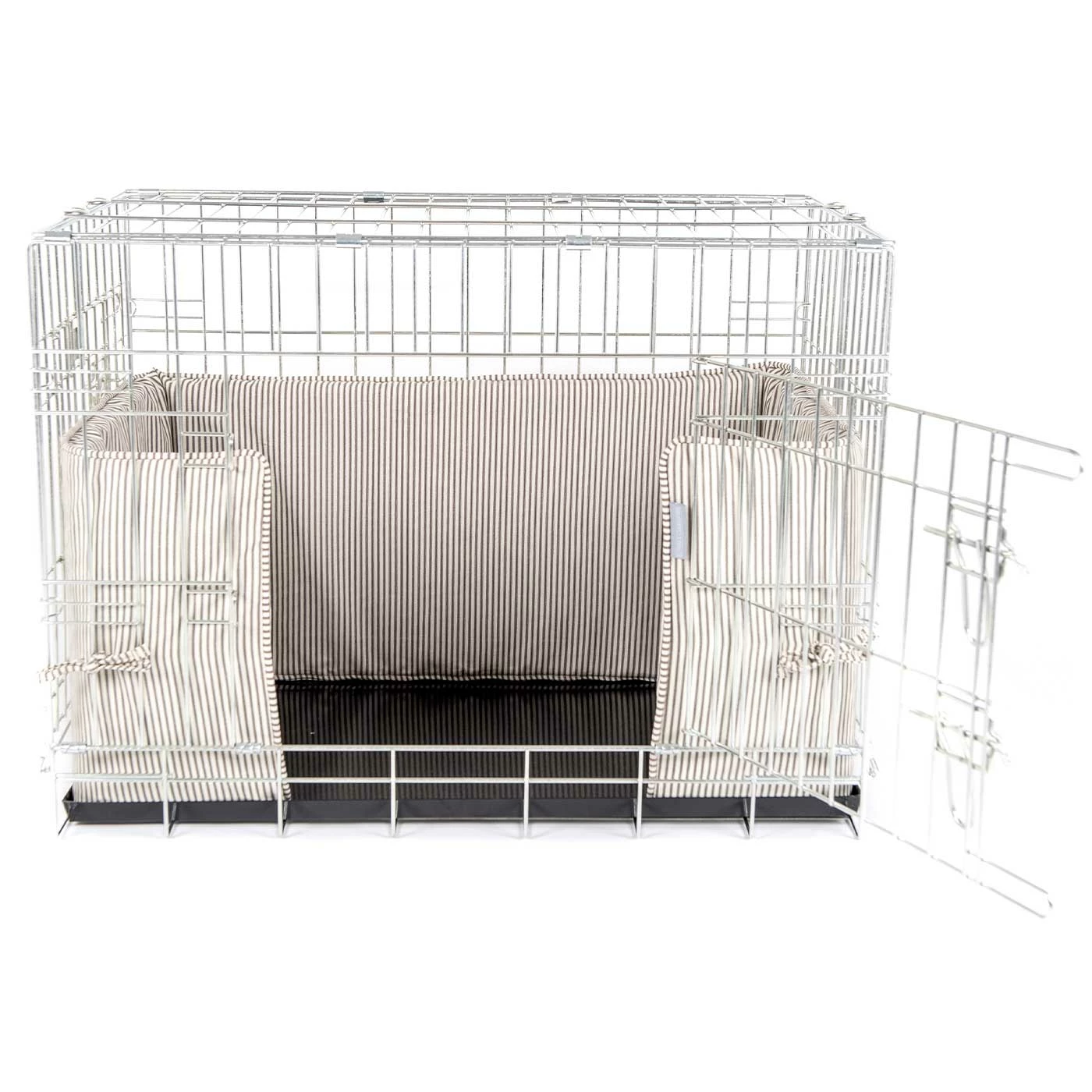 New ๐ฏ Top 10 ๐ฏ ๐ฆฎ Dog Crate Set in Regency Stripe Oil Cloth by Lords & Labradors ๐คฉ ๐ 5 New ๐ฏ Top 10 ๐ฏ ๐ฆฎ Dog Crate Set in Regency Stripe Oil Cloth by Lords & Labradors ๐คฉ ๐ - Image 5