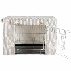 Buy ✔️ Hot Sale 🧨 🐶 Dog Crate Cover in Regency Stripe by Lords & Labradors 😍 🔥 -Cheap Lords & Labradors Store regency cotton cover studio a05f6323 87b3 4bc1 92f9 e928e733fcb0