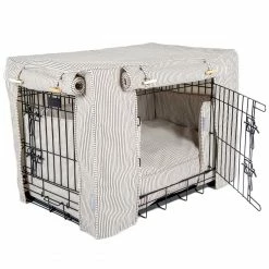 Hot Sale ๐ Wholesale ๐งจ ๐ฆฎ Dog Crate Set in Regency Stripe by Lords & Labradors โค๏ธ โ๏ธ 27 Hot Sale ๐ Wholesale ๐งจ ๐ฆฎ Dog Crate Set in Regency Stripe by Lords & Labradors โค๏ธ โ๏ธ -Cheap Lords & Labradors Store regency cotton set black 2