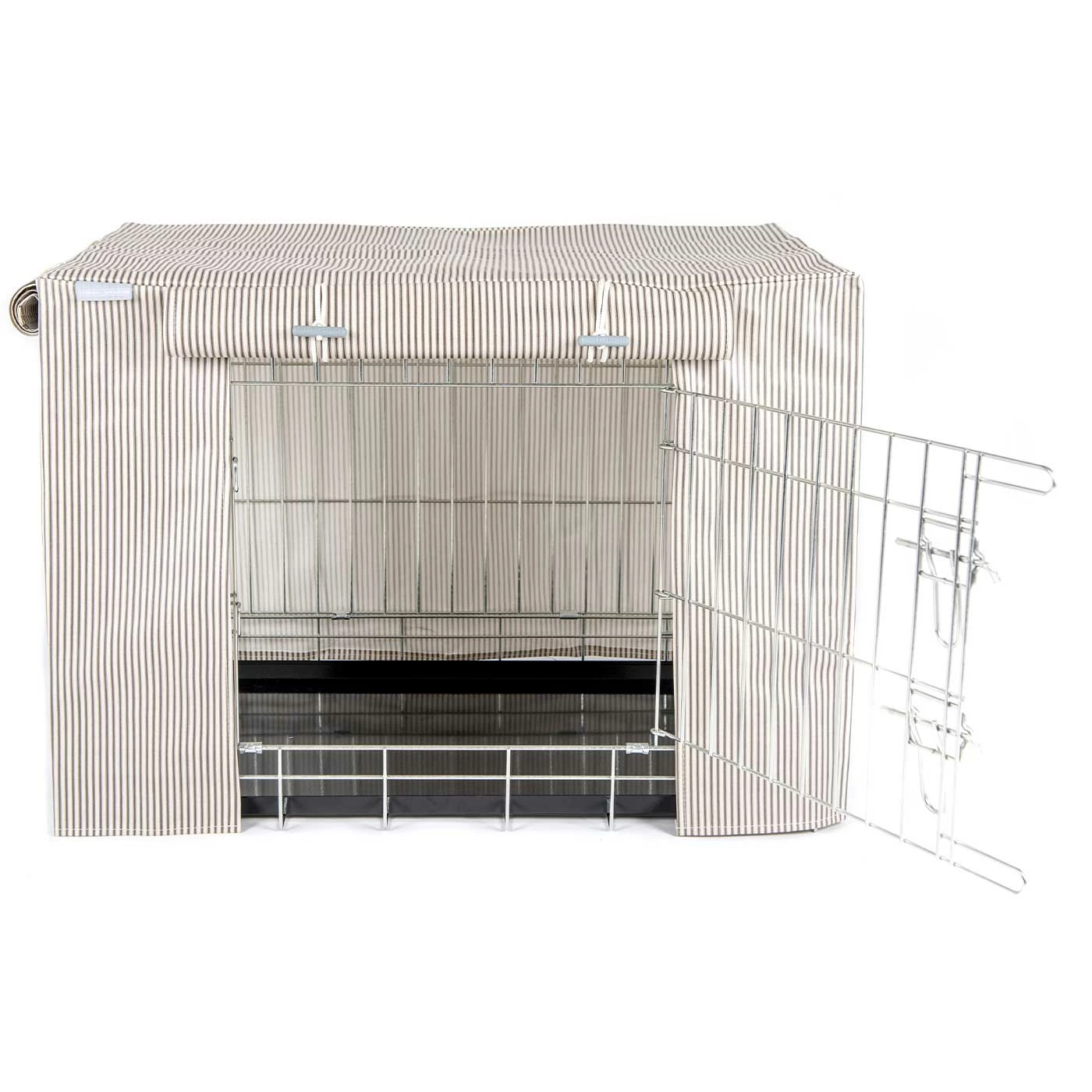 New ๐ฏ Top 10 ๐ฏ ๐ฆฎ Dog Crate Set in Regency Stripe Oil Cloth by Lords & Labradors ๐คฉ ๐ 4 New ๐ฏ Top 10 ๐ฏ ๐ฆฎ Dog Crate Set in Regency Stripe Oil Cloth by Lords & Labradors ๐คฉ ๐ - Image 4