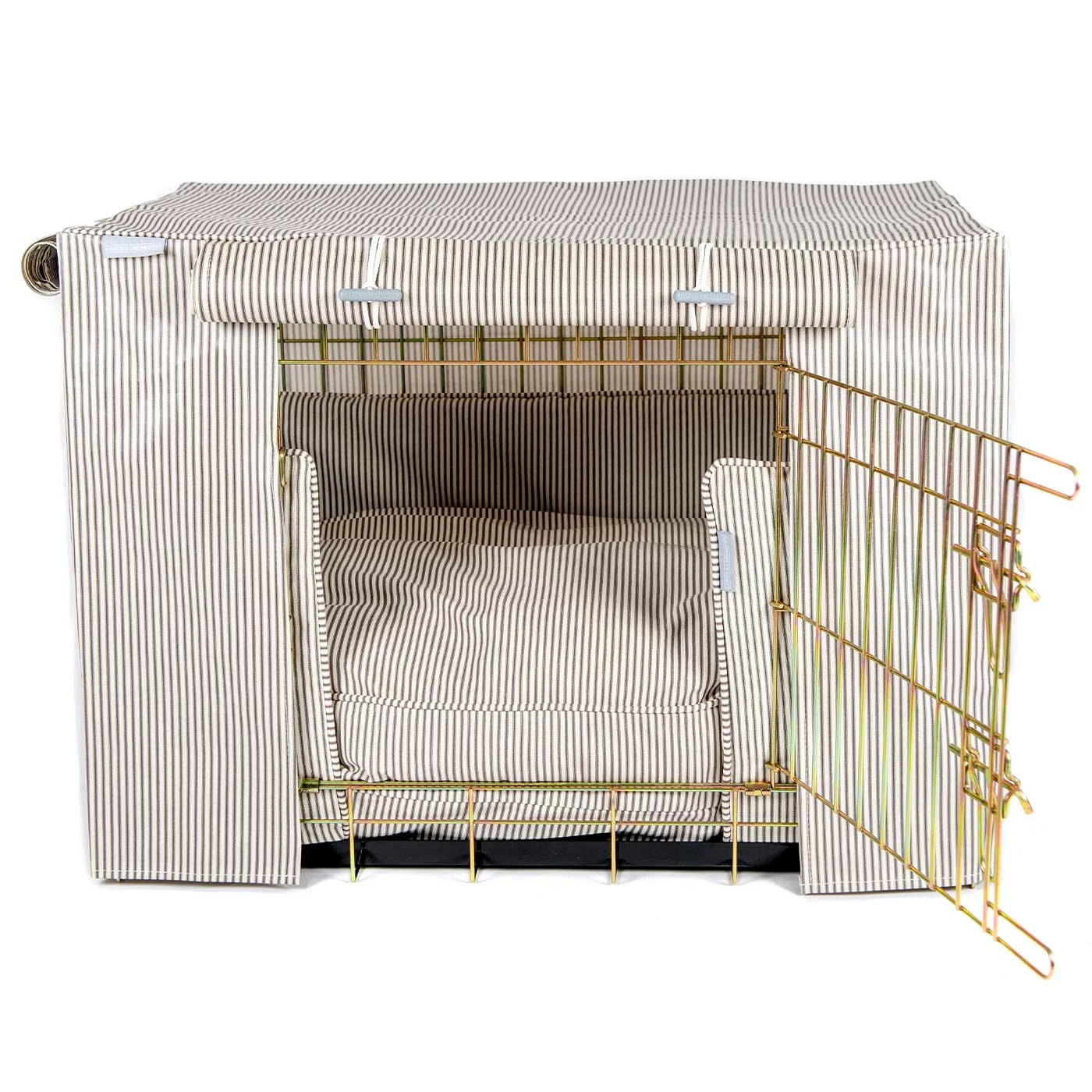 New ๐ฏ Top 10 ๐ฏ ๐ฆฎ Dog Crate Set in Regency Stripe Oil Cloth by Lords & Labradors ๐คฉ ๐ 8 New ๐ฏ Top 10 ๐ฏ ๐ฆฎ Dog Crate Set in Regency Stripe Oil Cloth by Lords & Labradors ๐คฉ ๐ - Image 8