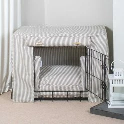 Hot Sale ๐ Wholesale ๐งจ ๐ฆฎ Dog Crate Set in Regency Stripe by Lords & Labradors โค๏ธ โ๏ธ 17 Hot Sale ๐ Wholesale ๐งจ ๐ฆฎ Dog Crate Set in Regency Stripe by Lords & Labradors โค๏ธ โ๏ธ -Cheap Lords & Labradors Store regency stripe black crate set 2