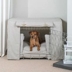 Hot Sale ๐ Wholesale ๐งจ ๐ฆฎ Dog Crate Set in Regency Stripe by Lords & Labradors โค๏ธ โ๏ธ 16 Hot Sale ๐ Wholesale ๐งจ ๐ฆฎ Dog Crate Set in Regency Stripe by Lords & Labradors โค๏ธ โ๏ธ -Cheap Lords & Labradors Store regency stripe silver crate set