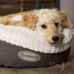 Deals 🧨 Top 10 🤩 Scruffs Ellen Donut Pet Bed 👍 ✨ -Cheap Lords & Labradors Store scruffs ellen donut pet bed brown close up