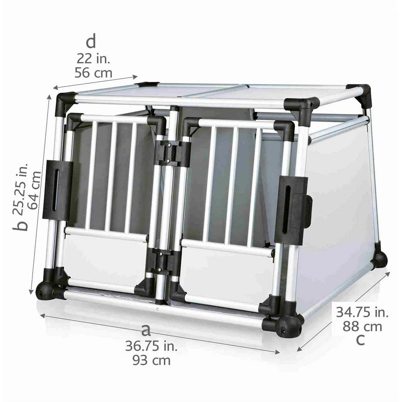 Hot Sale ❤️ Best Pirce ❤️ Trixie Friends On Tour 🦮 🦮 Dog Double Transport Box ✨ 🌟 3 Hot Sale ❤️ Best Pirce ❤️ Trixie Friends On Tour 🦮 🦮 Dog Double Transport Box ✨ 🌟 - Image 3