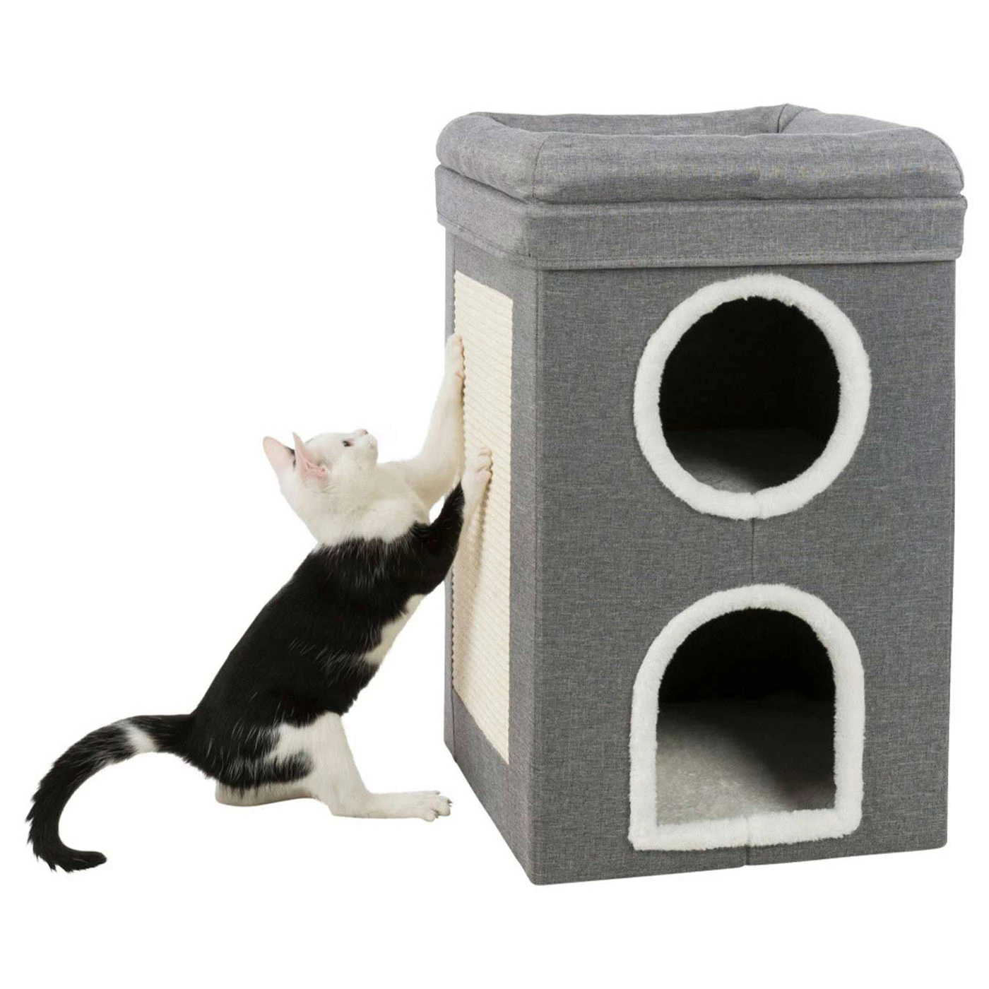 Buy ๐ Best reviews of ๐ฅฐ Trixie Grey & White Saul Cat Tower ๐ ๐งจ 1 Buy ๐ Best reviews of ๐ฅฐ Trixie Grey & White Saul Cat Tower ๐ ๐งจ