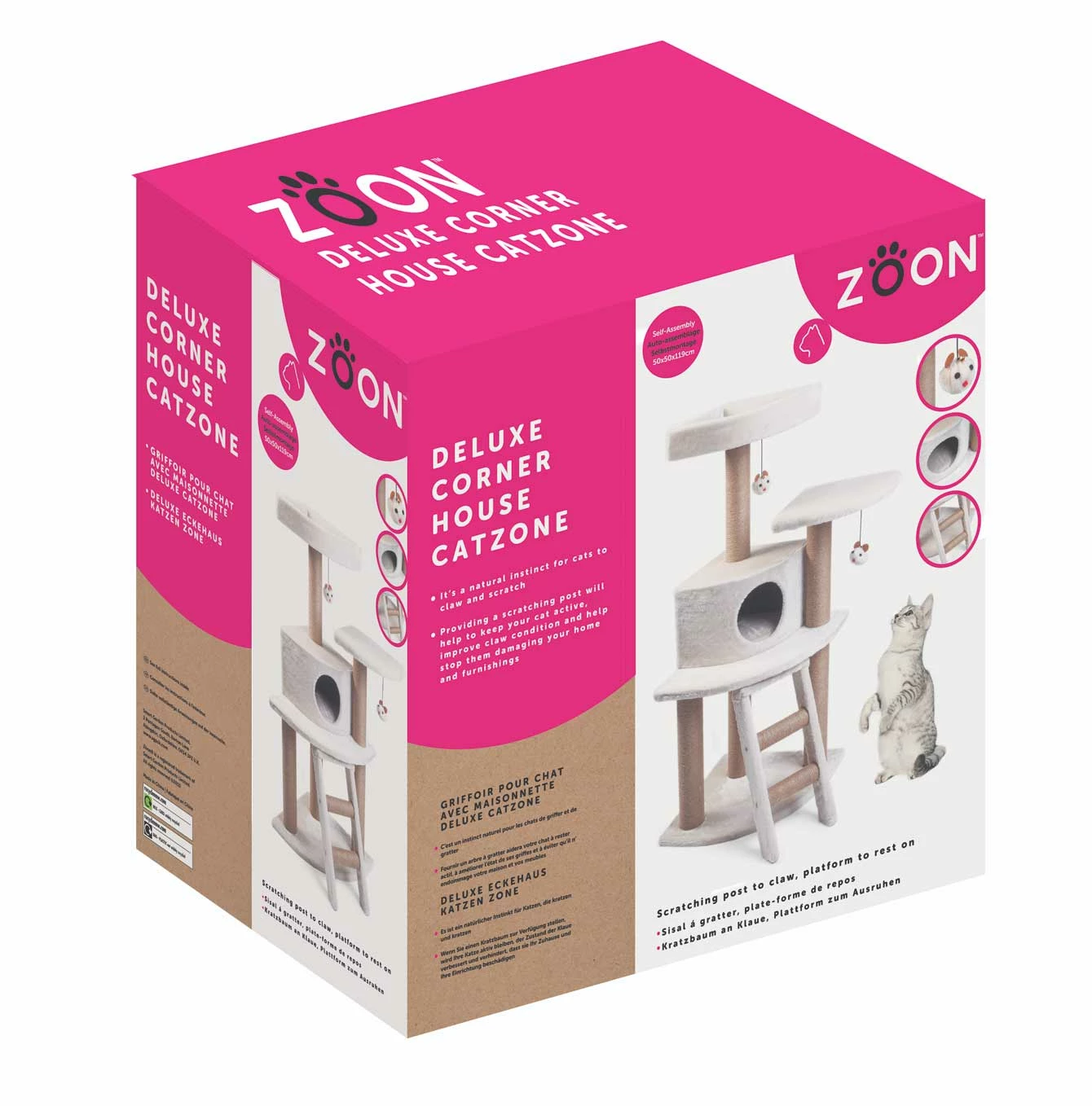 Budget ๐ Promo ๐ Zoon Deluxe Corner House CatZone - 1.2m ๐ฅฐ ๐ 2 Budget ๐ Promo ๐ Zoon Deluxe Corner House CatZone - 1.2m ๐ฅฐ ๐ - Image 2